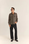 Rhythm Fleck Overshirt-Earth