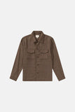 Rhythm Fleck Overshirt-Earth