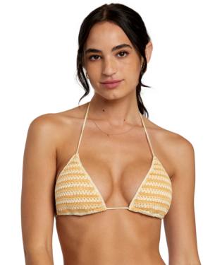 RVCA Flor Halter Slide Triangle Bikini Top