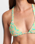 RVCA Confetti Wide Strap Triangle Bikini Top