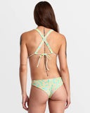 RVCA Confetti Wide Strap Triangle Bikini Top