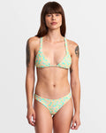 RVCA Confetti Wide Strap Triangle Bikini Top