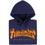 Thrasher Inferno Hoodie--Blue