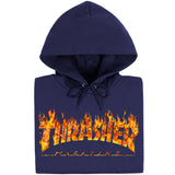 Thrasher Inferno Hoodie--Blue