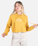 Jetty Live Slow Cropped Hoodie