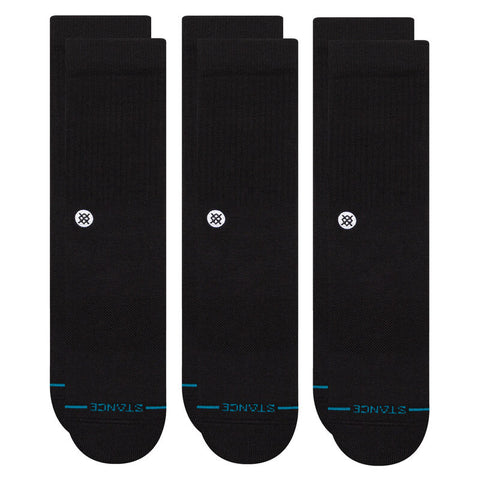 Stance Icon 3 Pack- Black