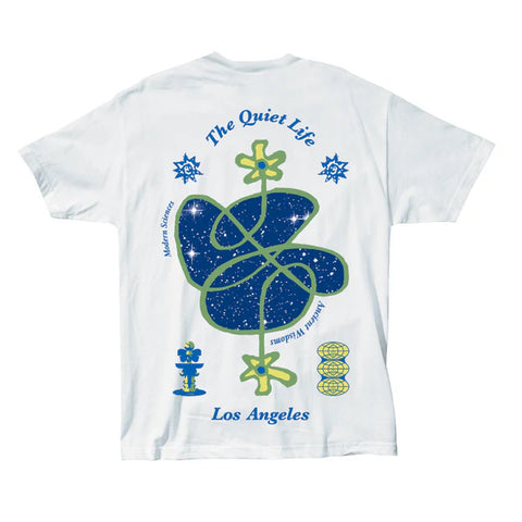 Quiet LIfe Ancient WIsdom Tee- White