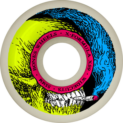 Bones Wheels Smokin Skull X Formula 55mm 99D V6 Shape