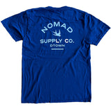 Nomad Swallow Shop Tee-Blue