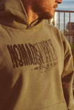 Nomad Bold Hoodie- Olive