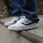 Lakai Terrace White/Navy Suede