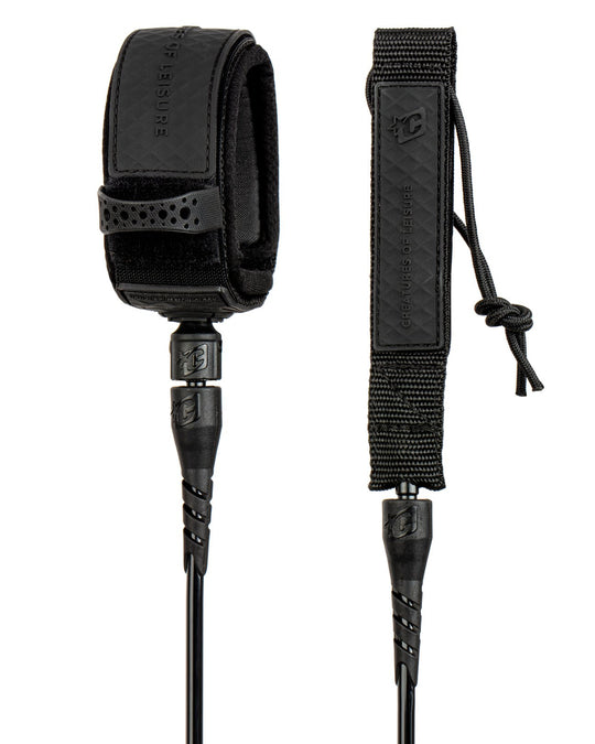 DESTINATION『LEASH MATT MEDIUM ７’』 BLACK Surf Leashes – DestinationSurf