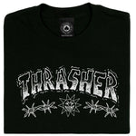 Thrasher Barbed Wire Tee Black